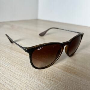 Ray-Ban RB4171 Erika 865/13 Sunglasses Tortoise Shell 54-18-145 Italy READ